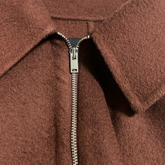 Theory open cardigan Clean Caban DG double zipper sweater NWT stunning and warm. - Picture 8 of 11